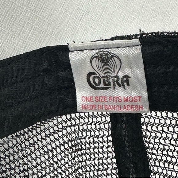 Dirty Honey Black & Yellow Band Logo On A Cobra Adjustable Trucker Hat - Picture 11 of 13